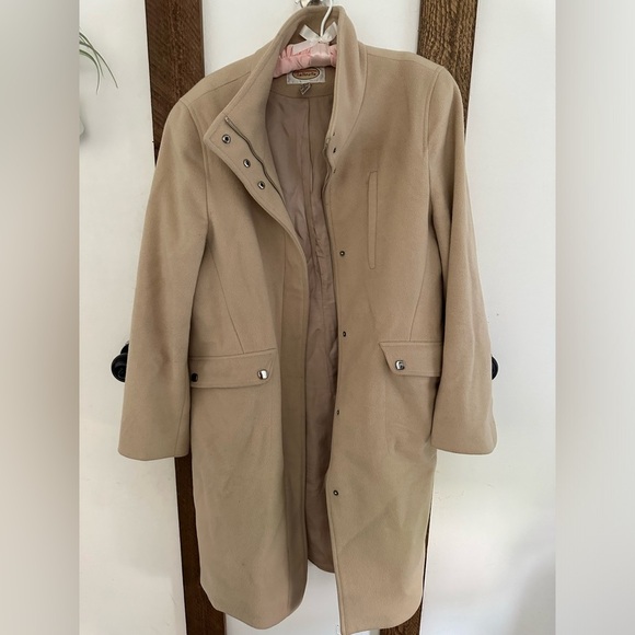 Vintage Talbots Italian Fabric 100% Wool Peacoat FLAWS PLEASE READ - Picture 2 of 11